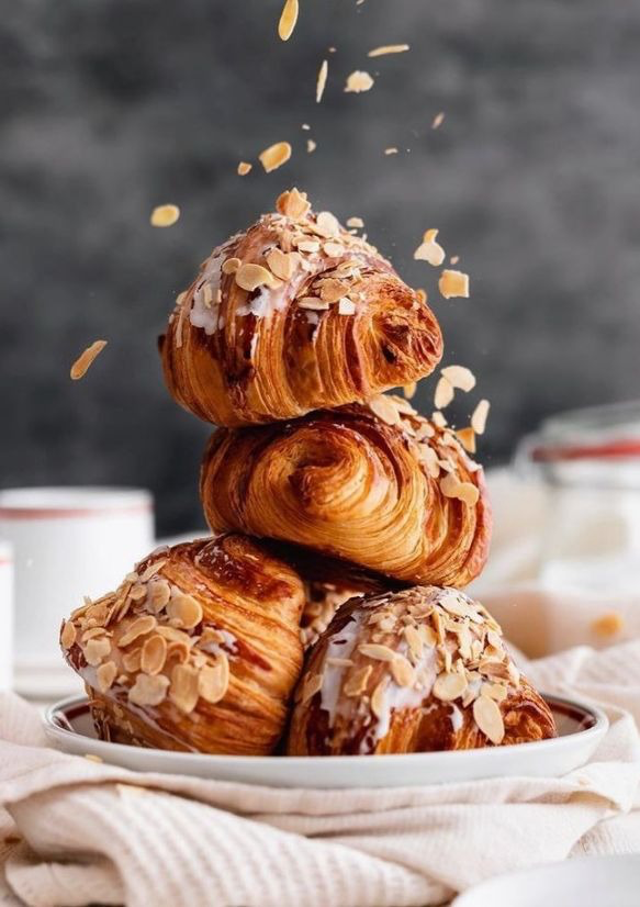 Almond croissants