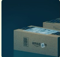 E-commerce parcels and a shopping cart icon on a laptop